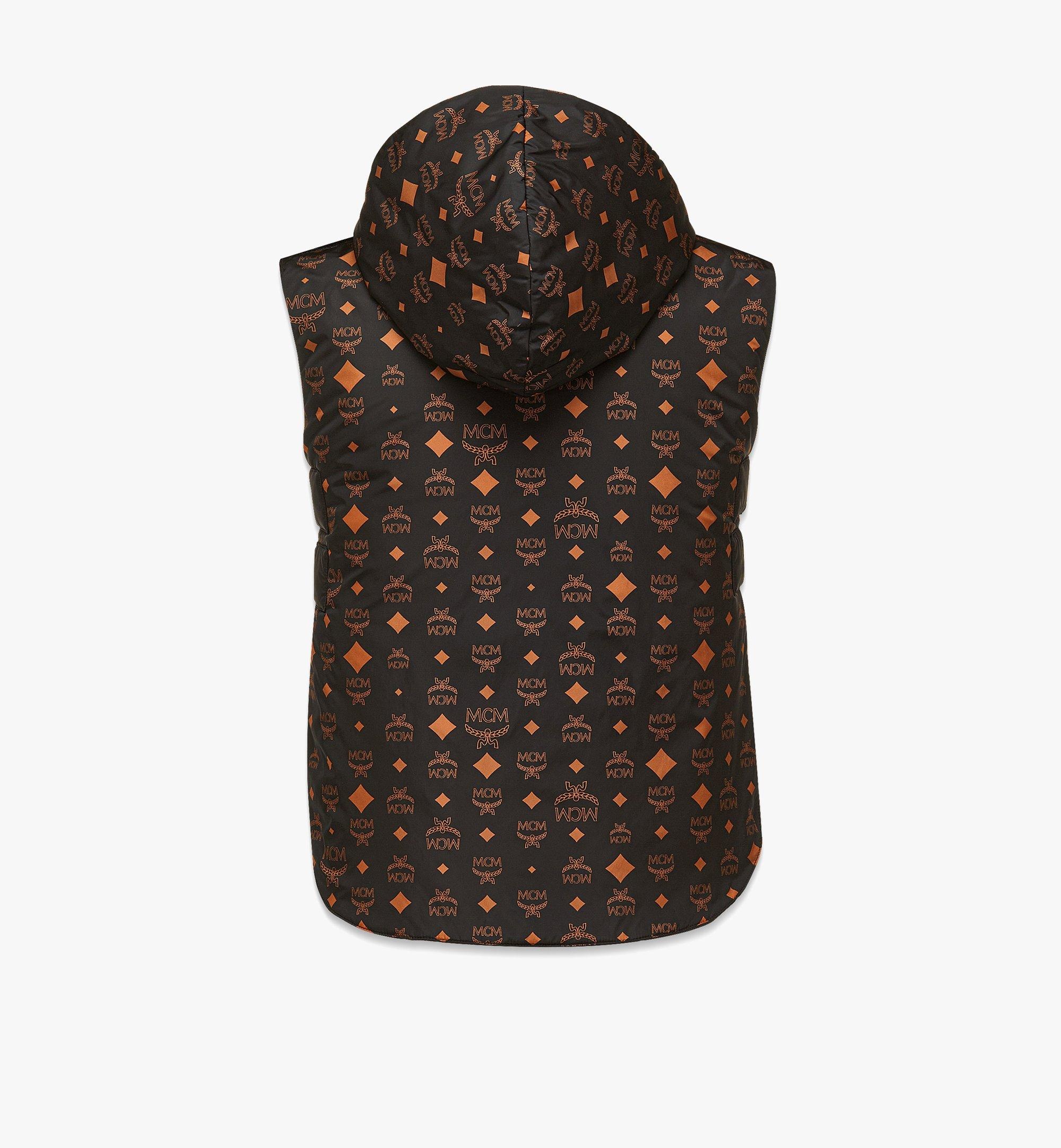 Monogram Print Puffer Vest in Regenerated Nylon - 3