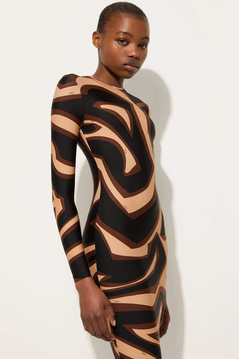 LABIRINTO PRINT LYCRA DRESS 5