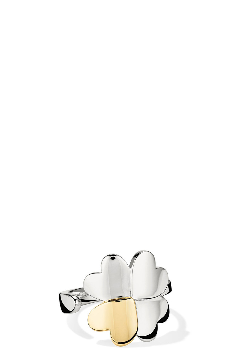 MEJURI X GANNI CLOVER WRAP RING 1