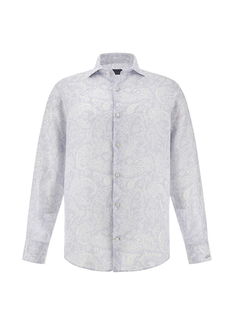 paisley-print shirt 1