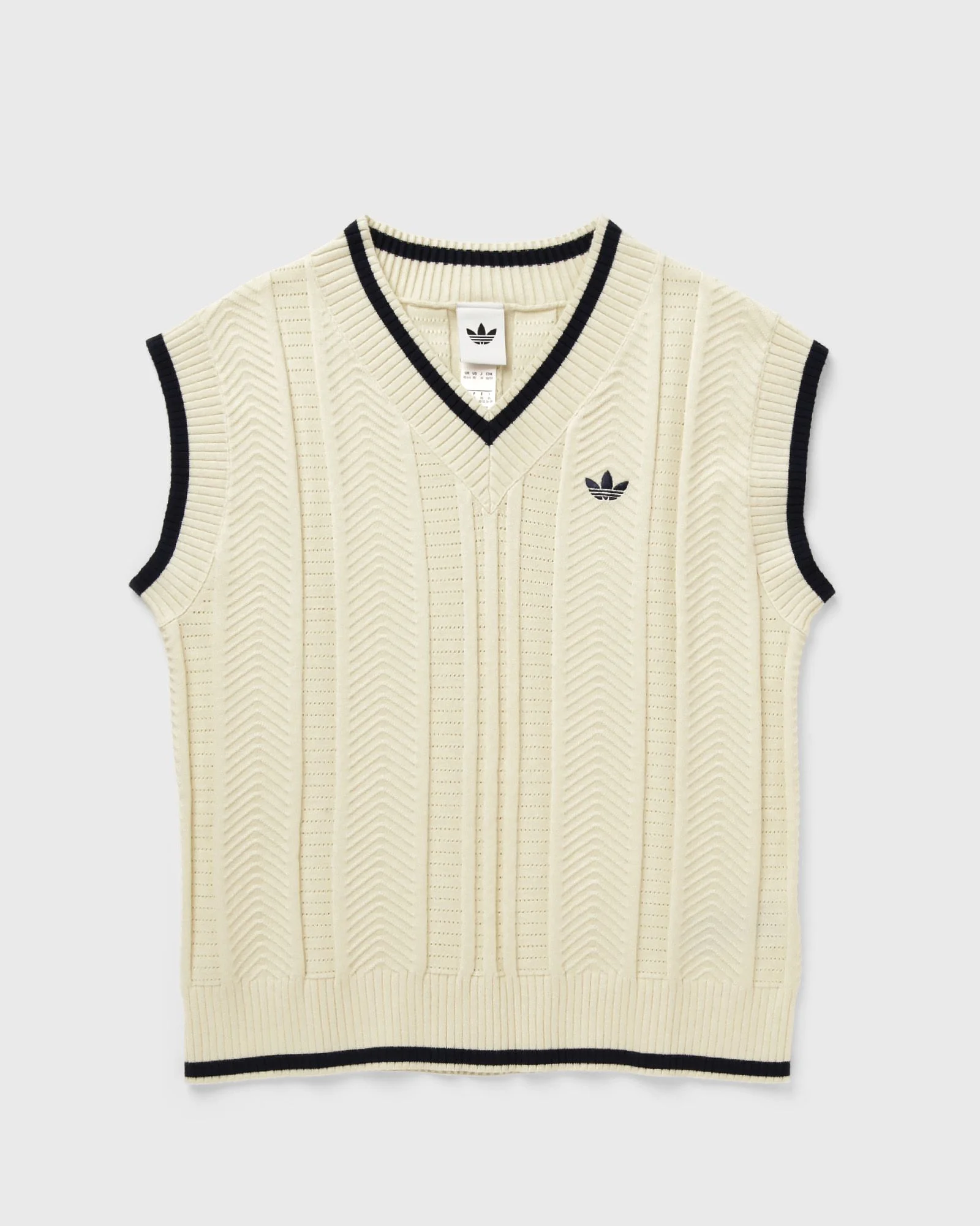 WMNS CABLE KNIT VEST - 1