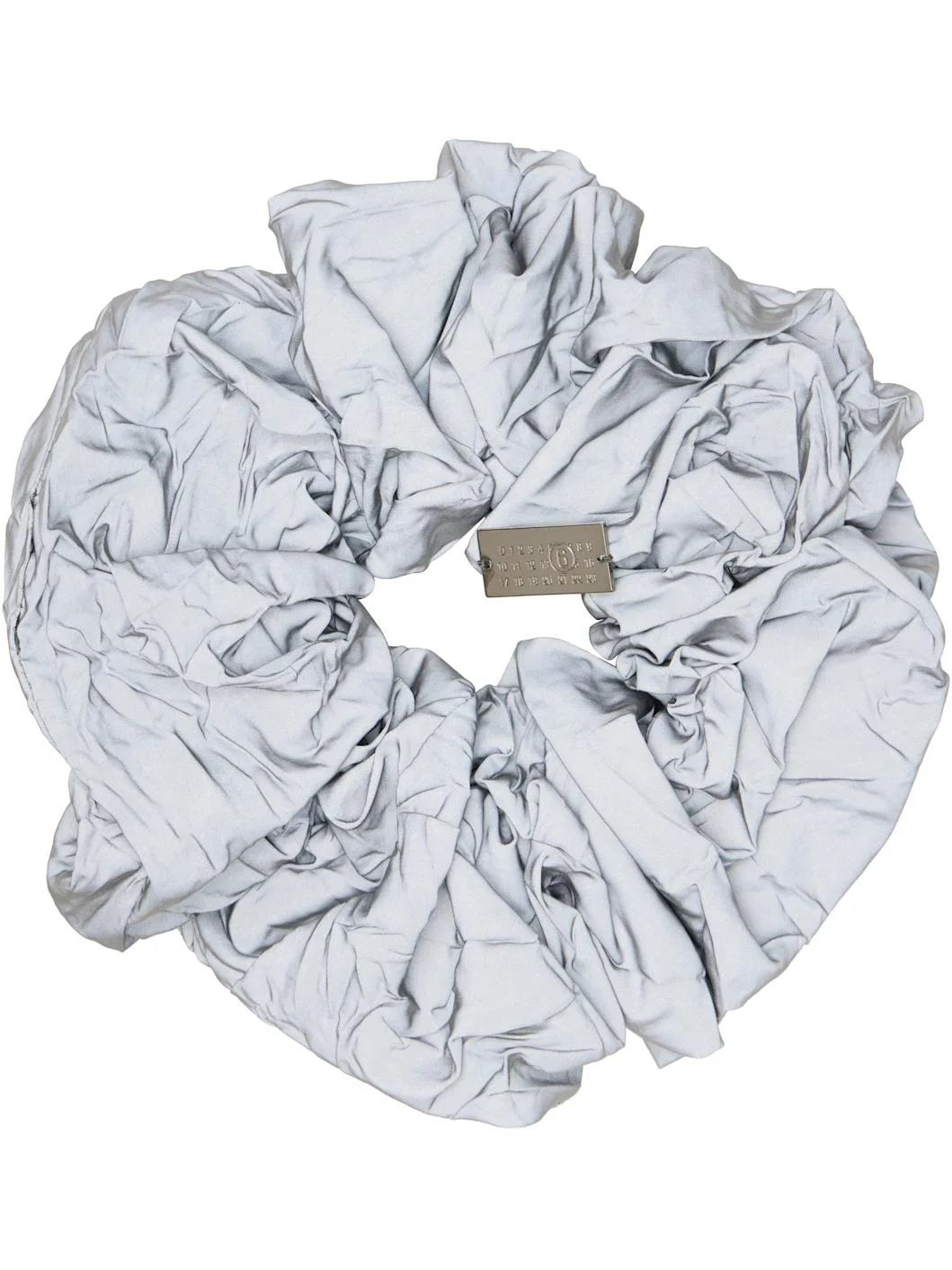 Gray Reflective Scrunchie - 1