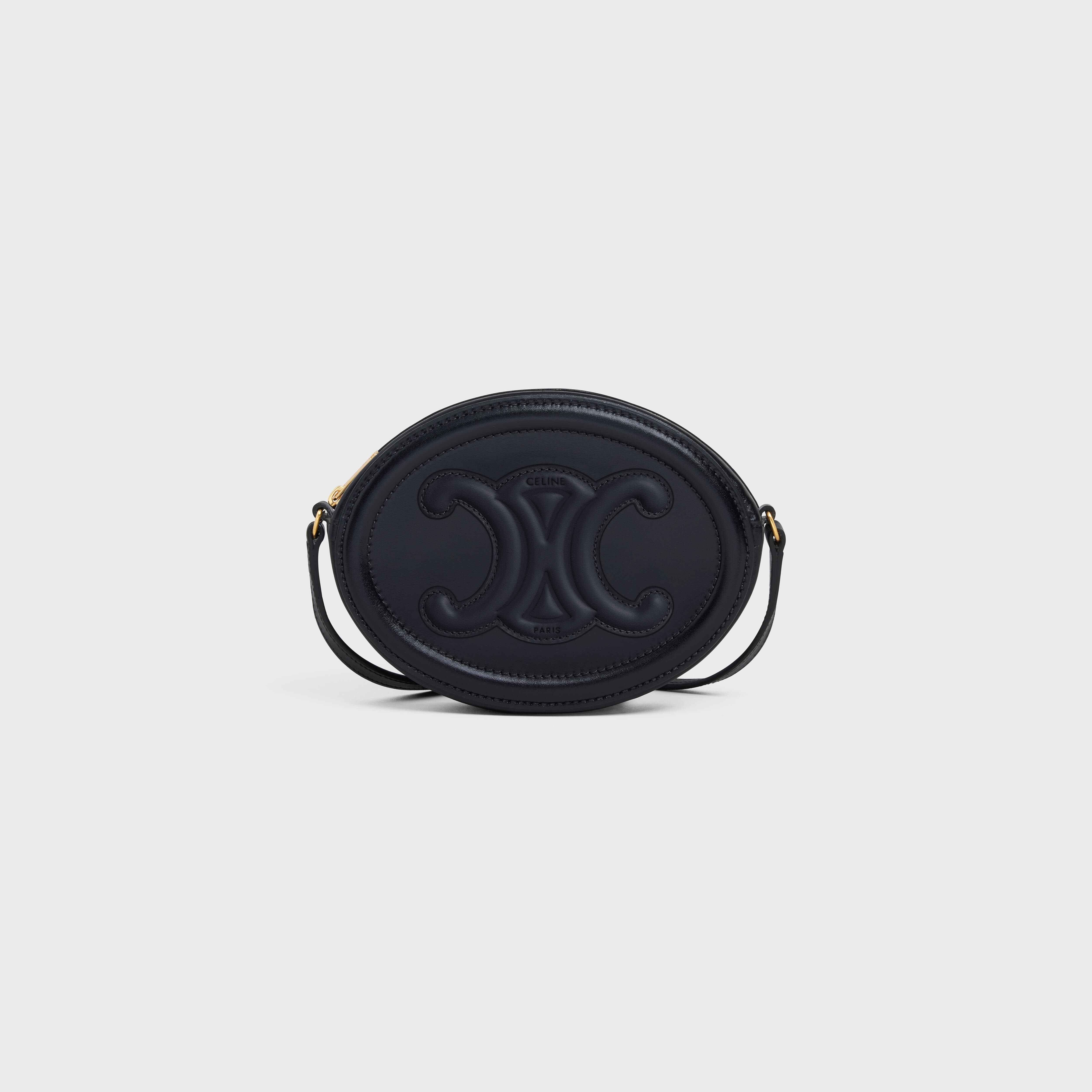 CROSSBODY OVAL PURSE cuir triomphe in Smooth calfskin - 1