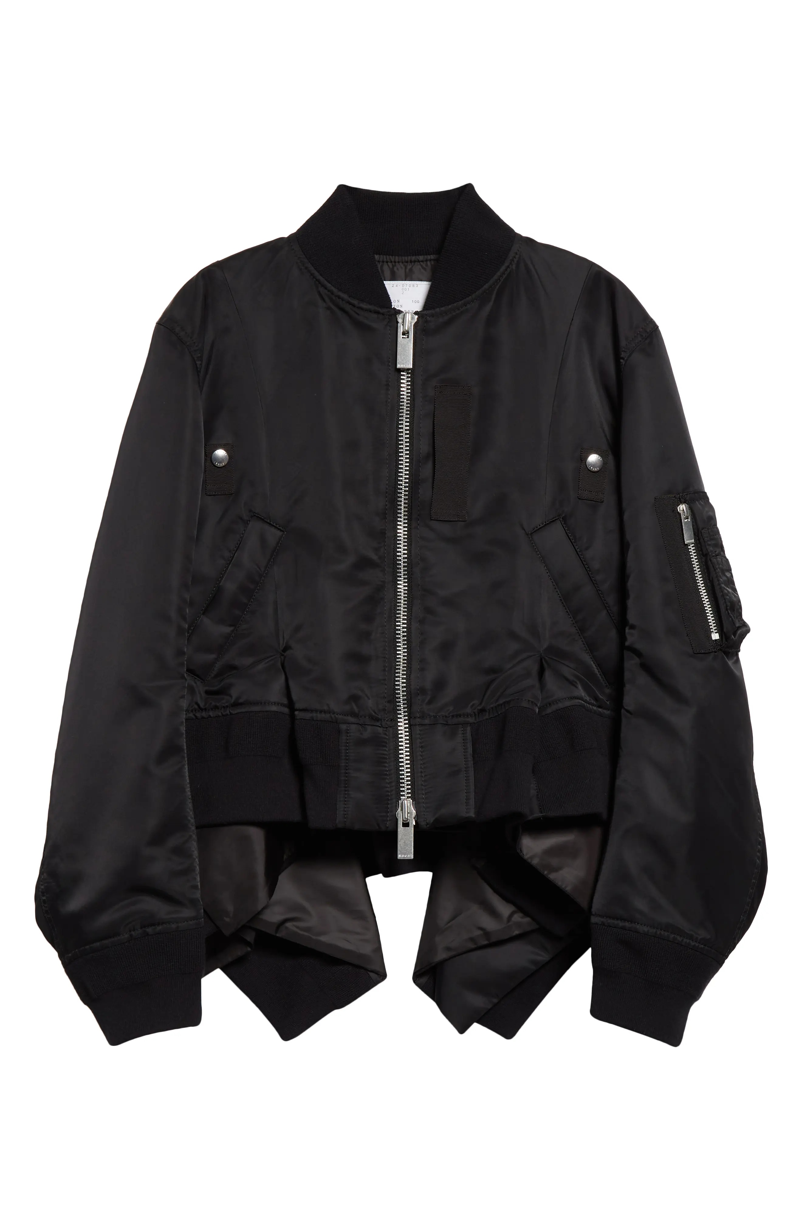 sacai MA-1 Nylon Twill Blouson Jacket | nordstrom | REVERSIBLE