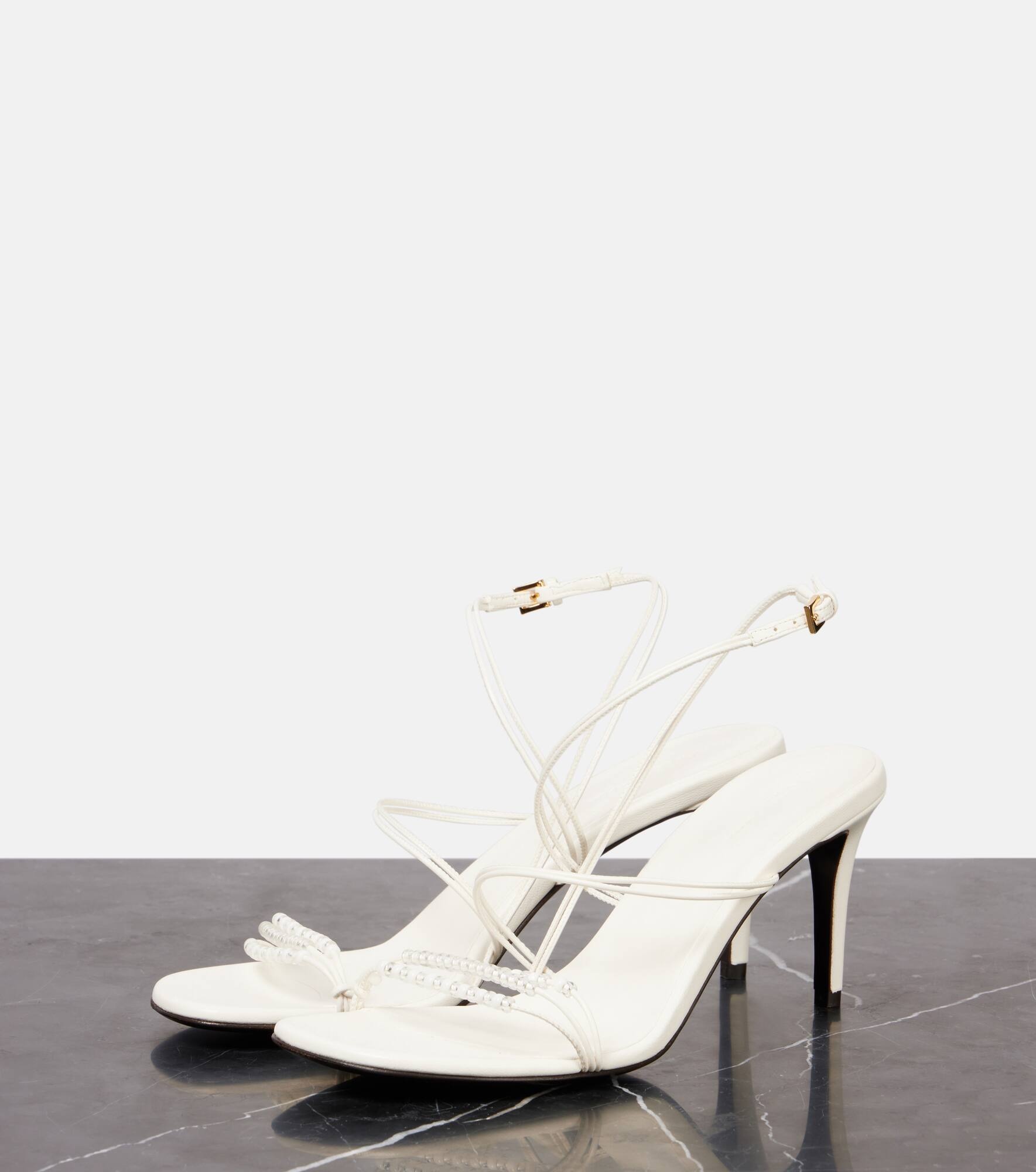 Loop 75 embellished leather sandals - 4