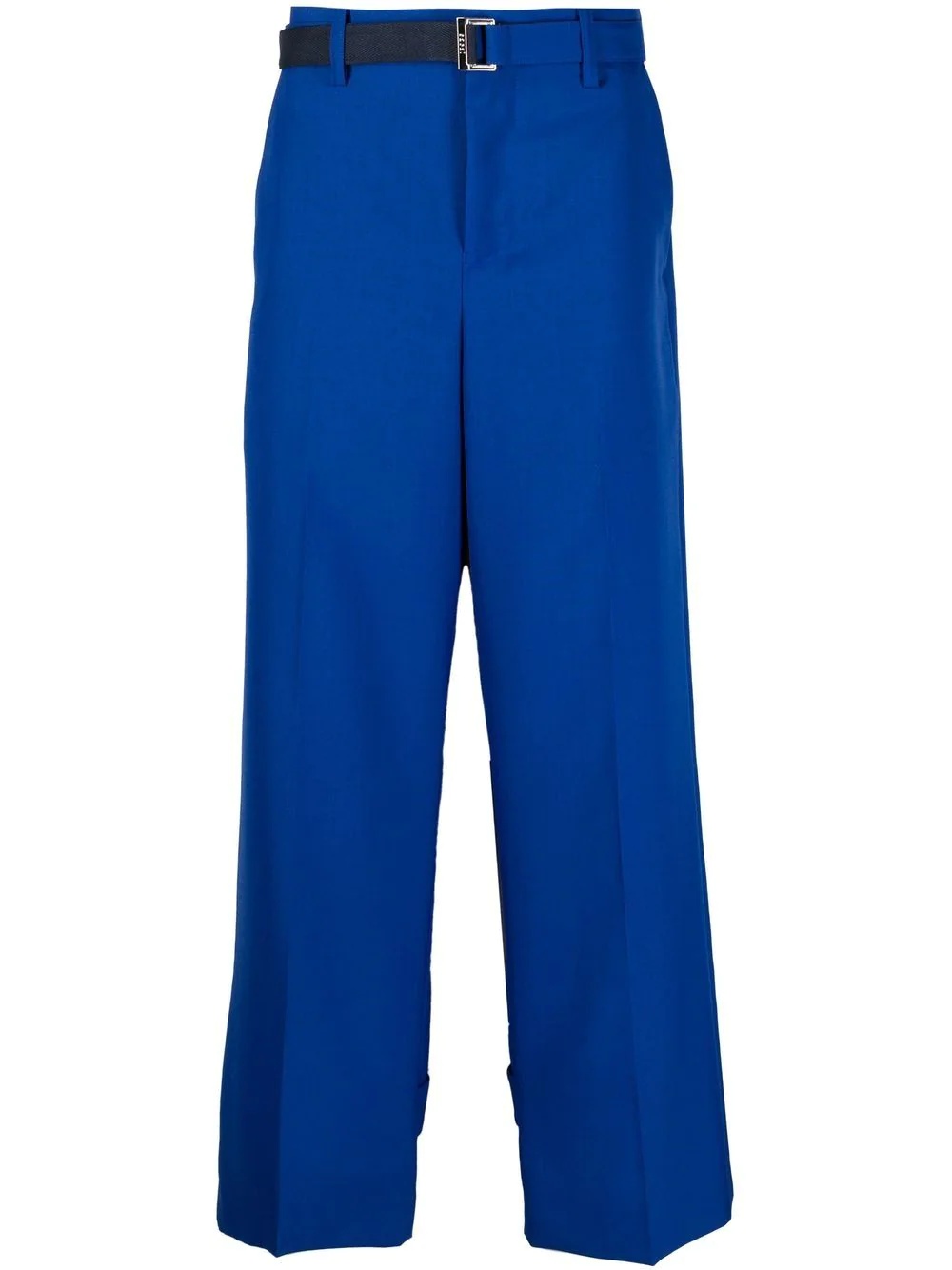 tailored belted-waist trousers - 1