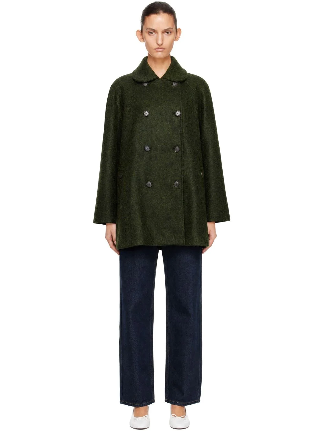 Green Huxley Trench Coat - 1