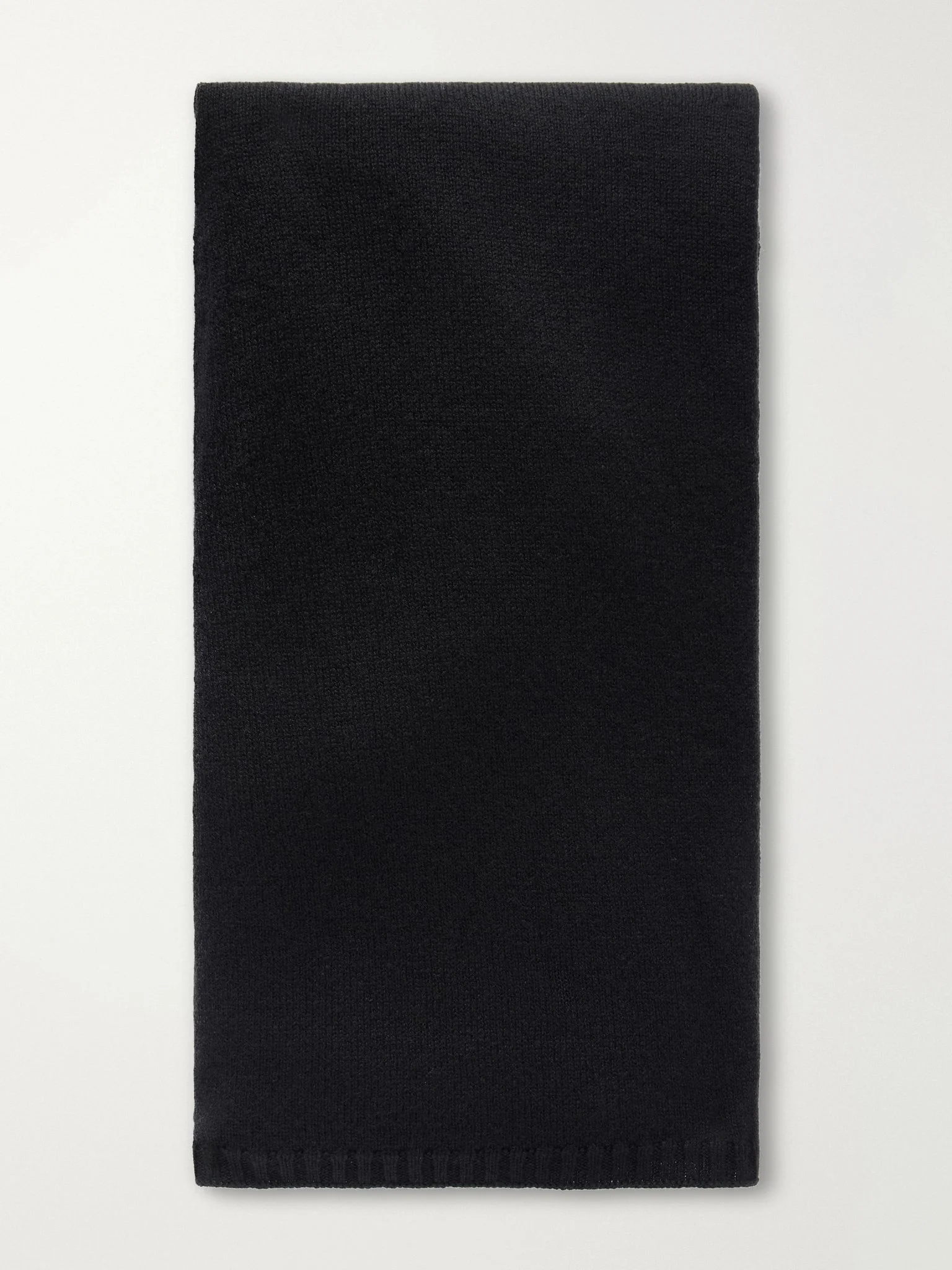 Cashmere Scarf Black - 1