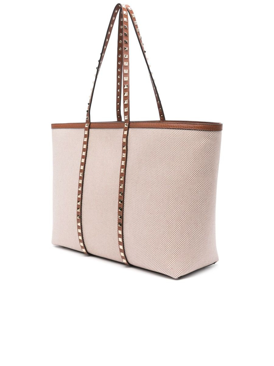 Rockstud Canvas Medium Tote - 3