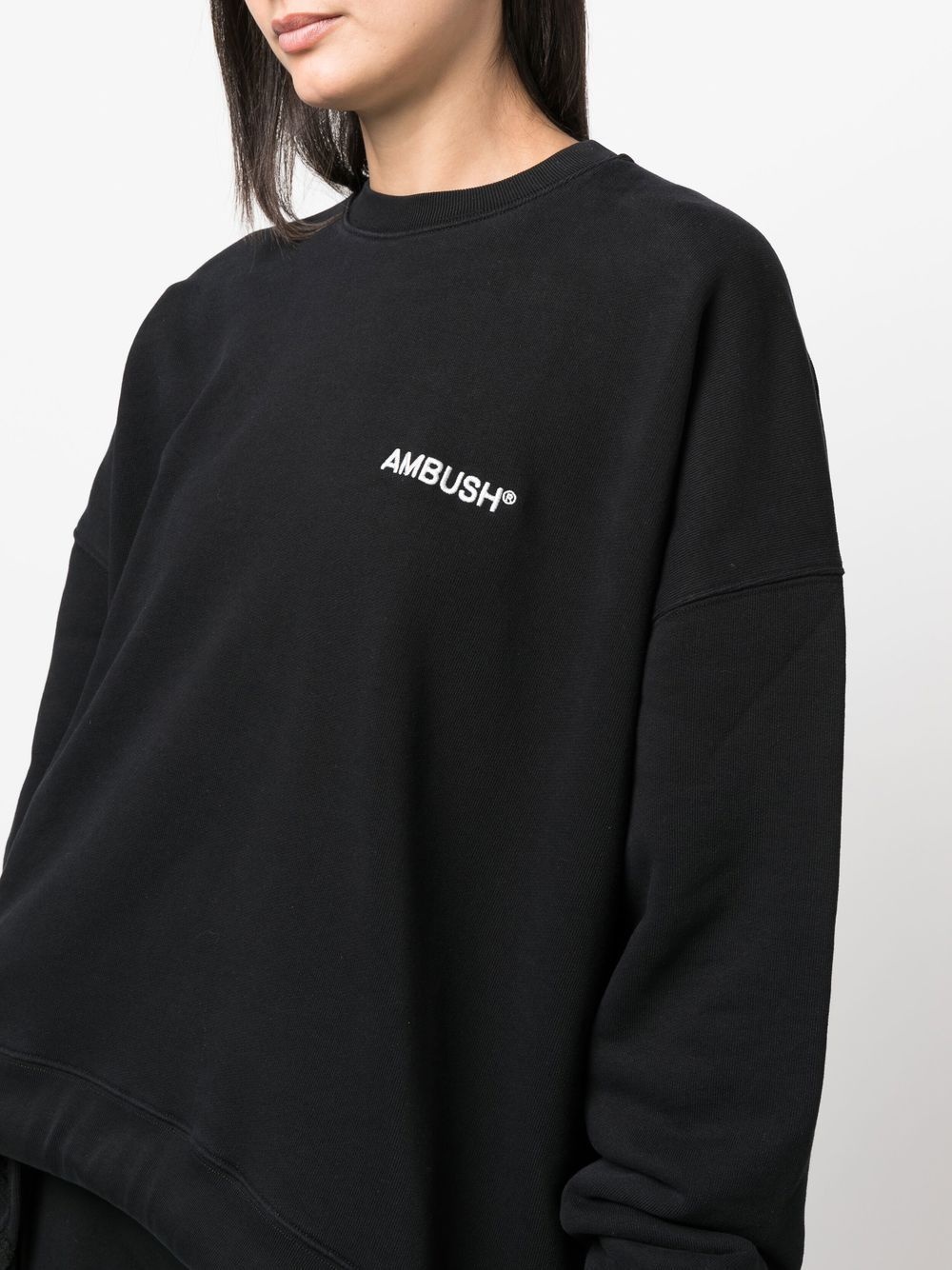 logo-print long-sleeve sweatshirt - 5