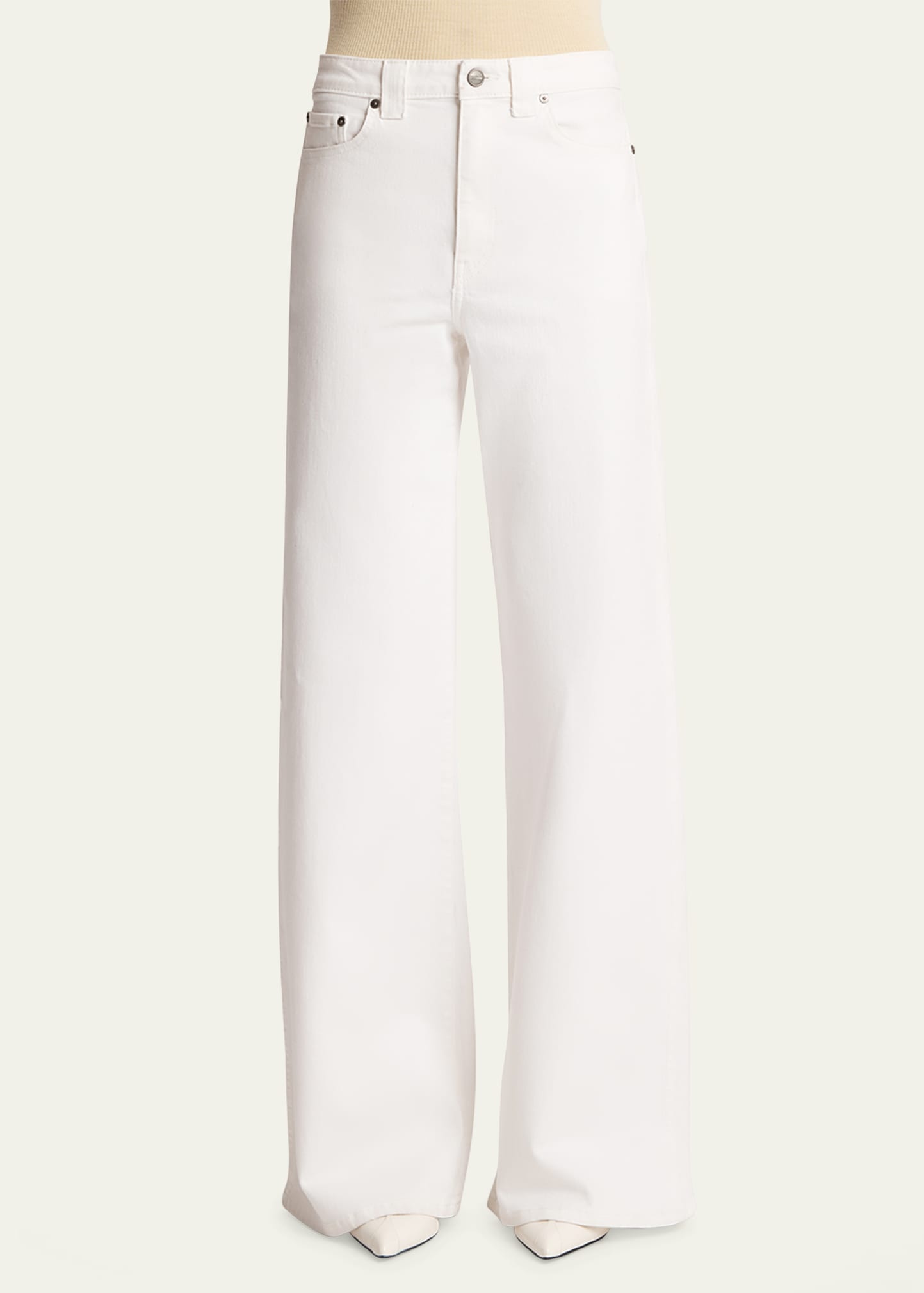 Dane Mid-Rise Wide-Leg Jeans - 2