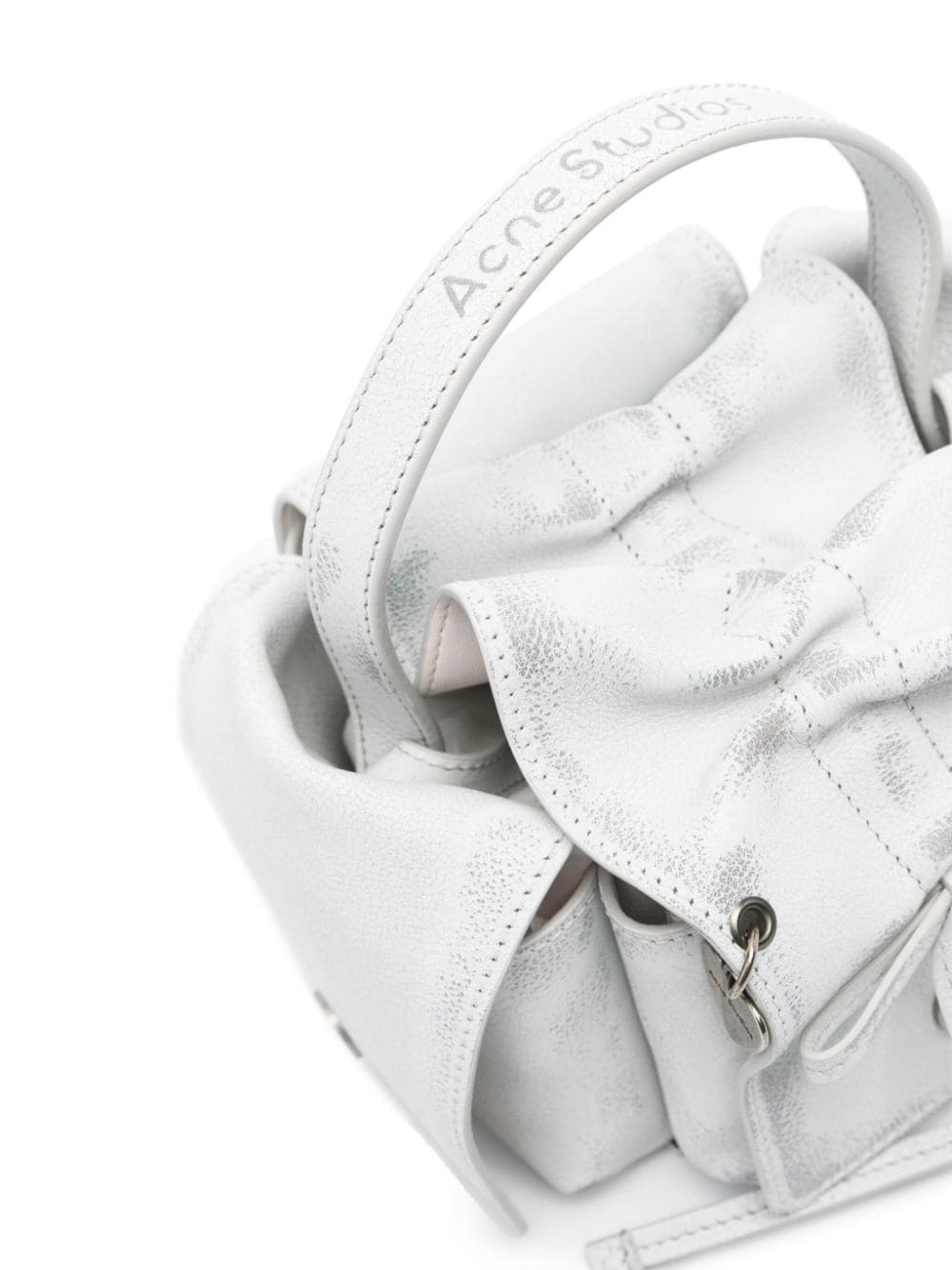 logo-pendant leather mini bag - 4