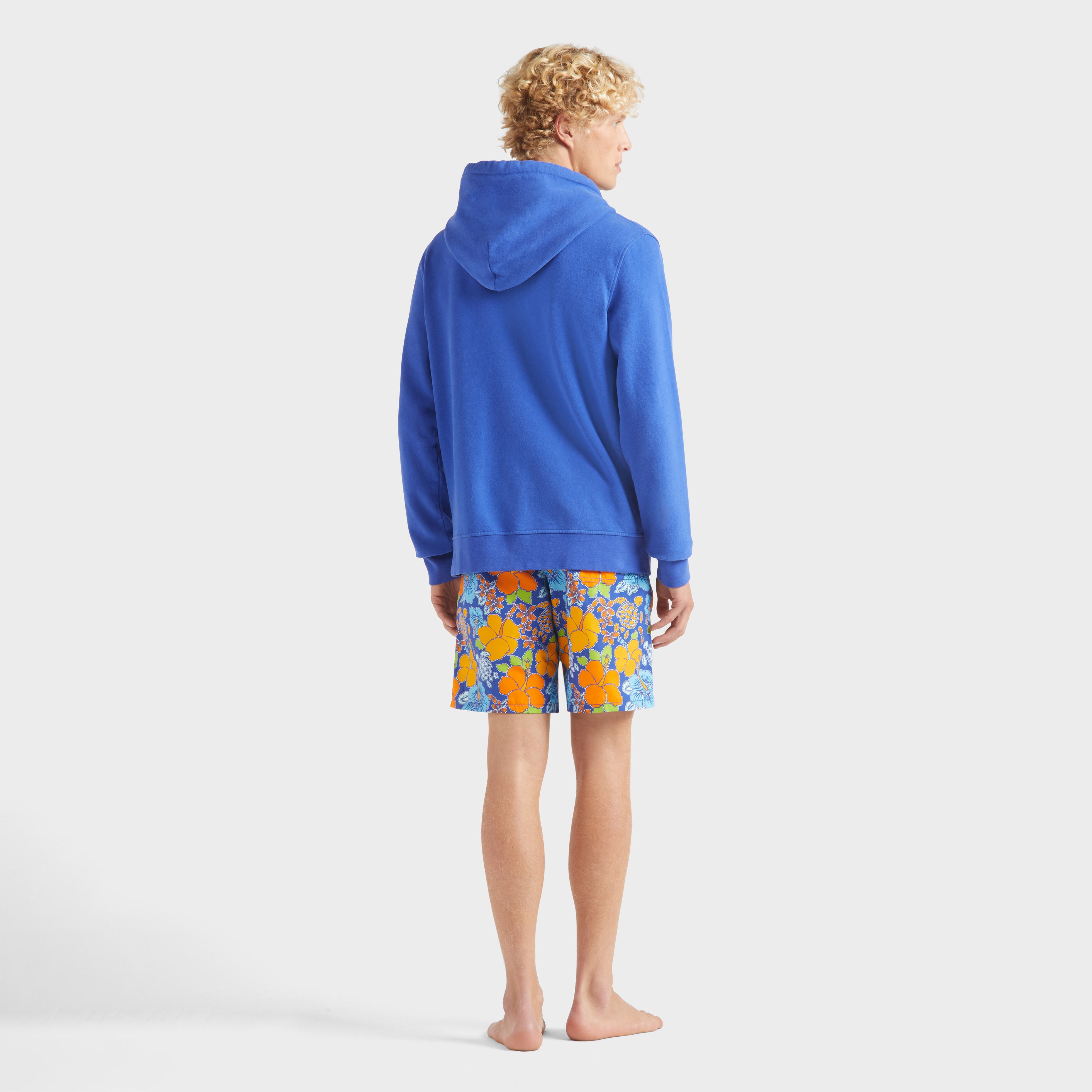 Men Cotton Full Zip Cardigan Turtle - 4