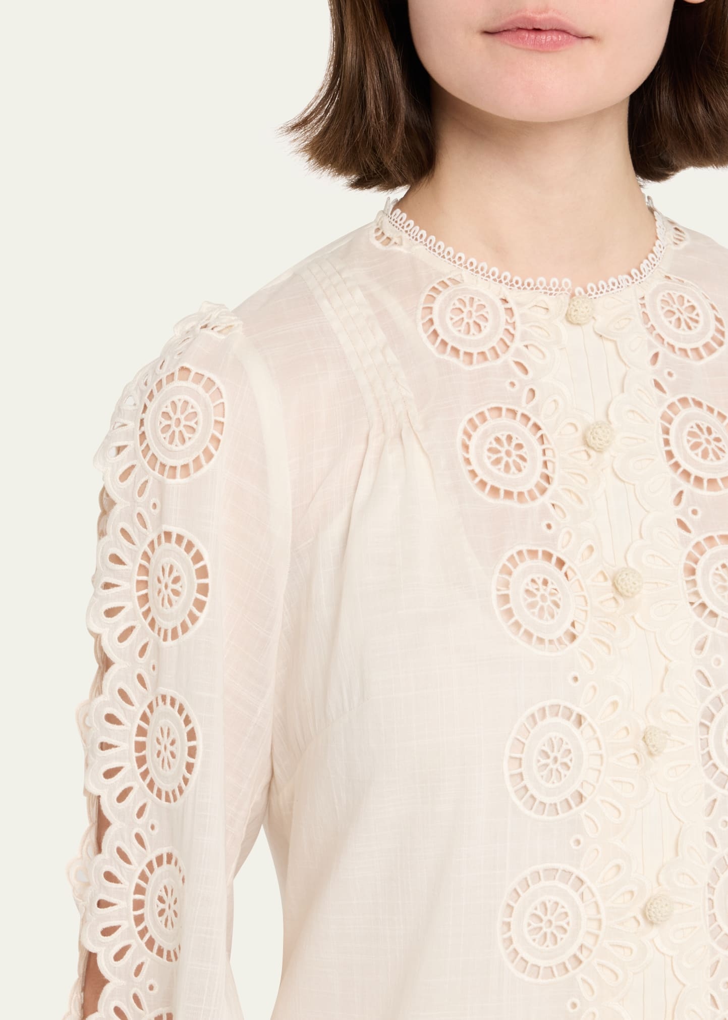 Lucky Embroidered Blouse - 5