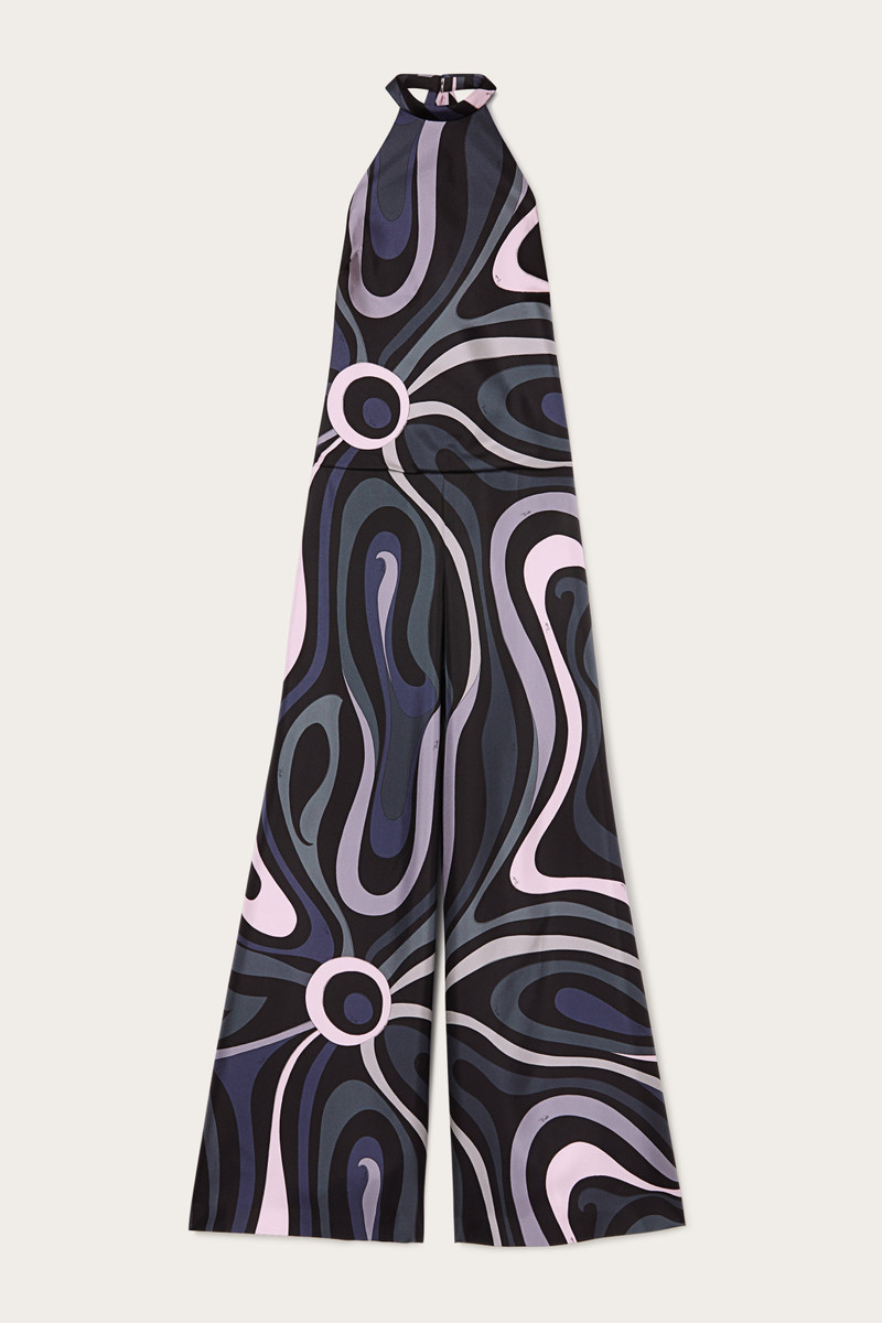 MARMO PRINT SILK TWILL JUMPSUIT 1