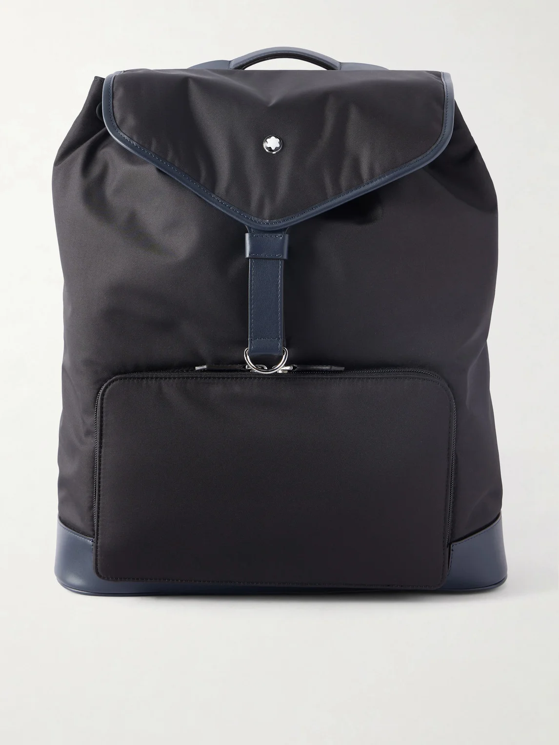 Panorama Leather-Trimmed Shell Backpack - 1