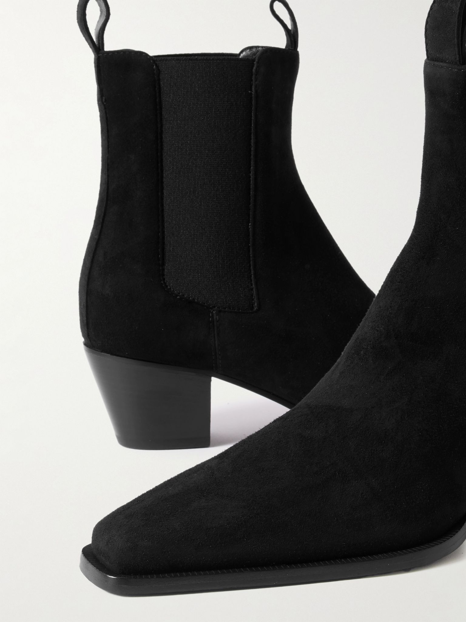 The City suede Chelsea boots Black - 4
