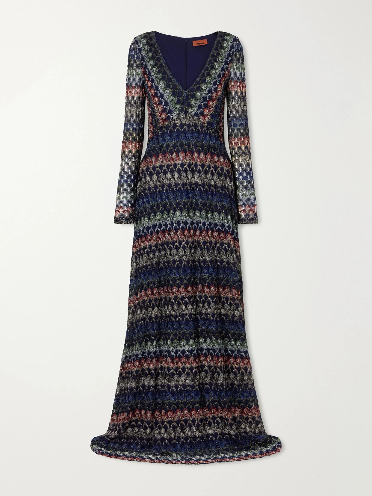Embellished Crochet-knit Midi Dress - 1