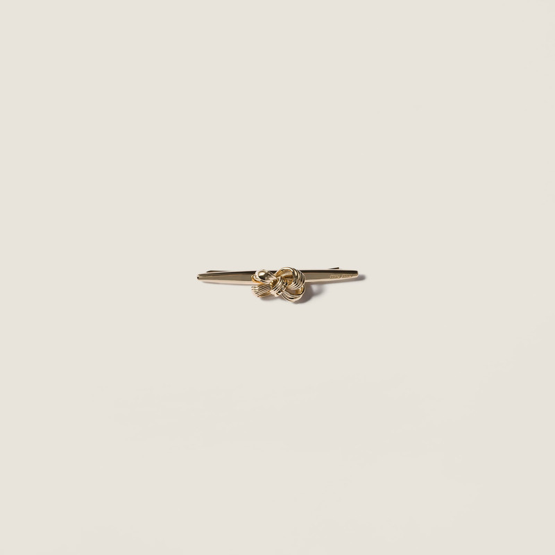 Metal hair barrette 1