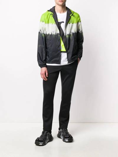 Valentino abstract-print hooded jacket outlook