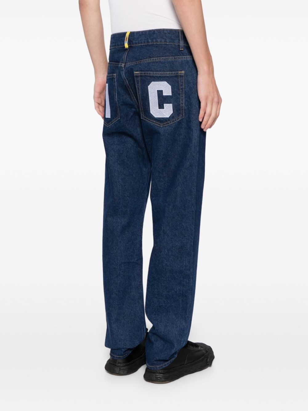 Running Dog-print jeans - 4