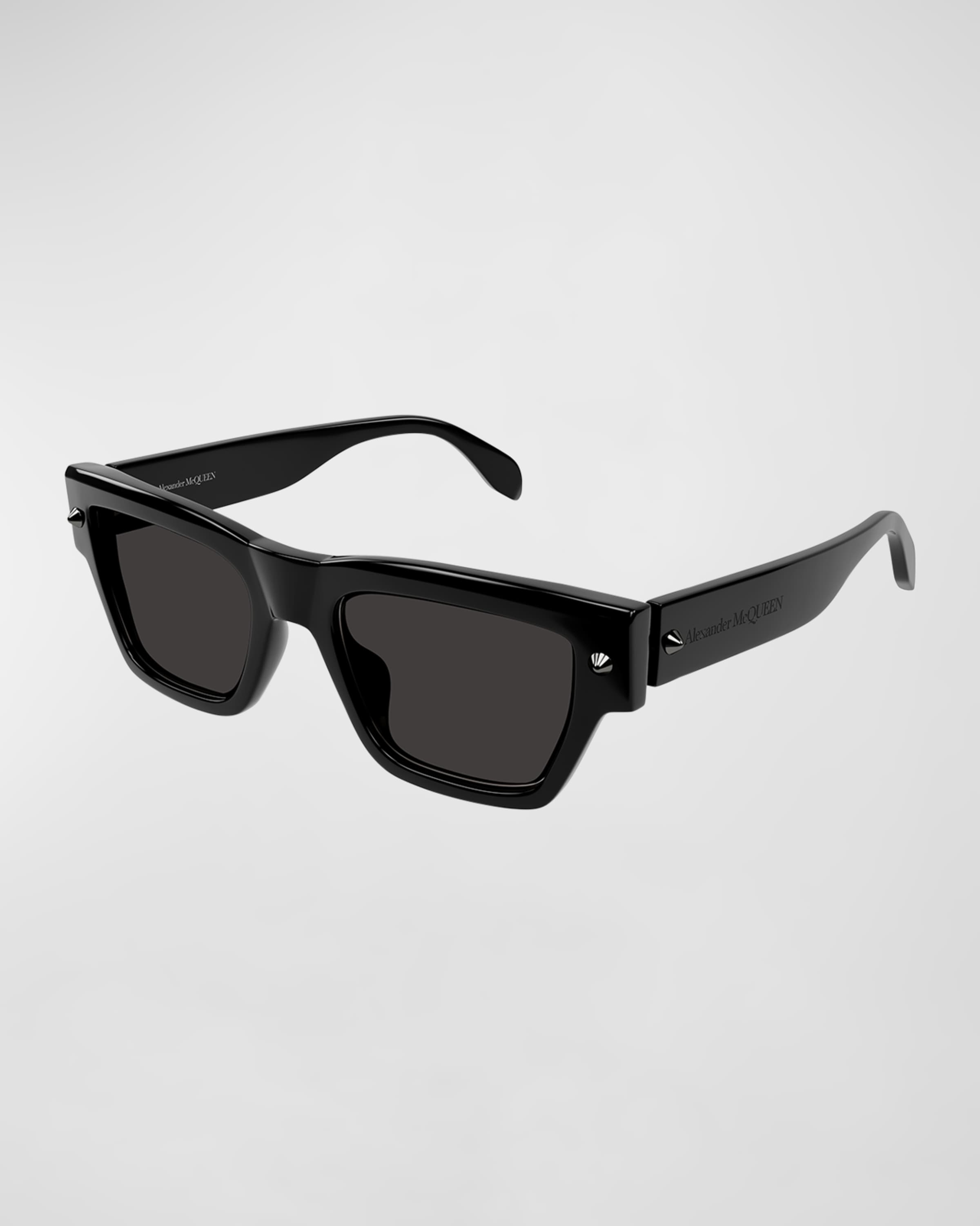 Men's Studded Acetate Rectangle Sunglasses - 1