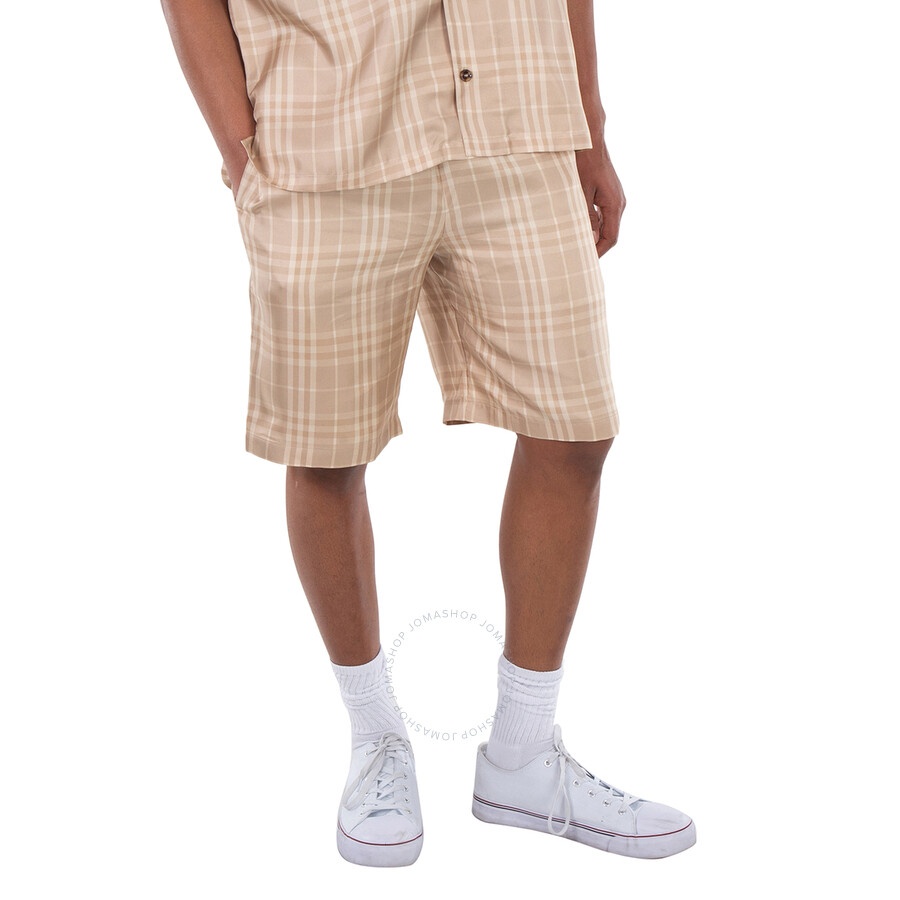Burberry Checked Elasticated-Waist Shorts - 4
