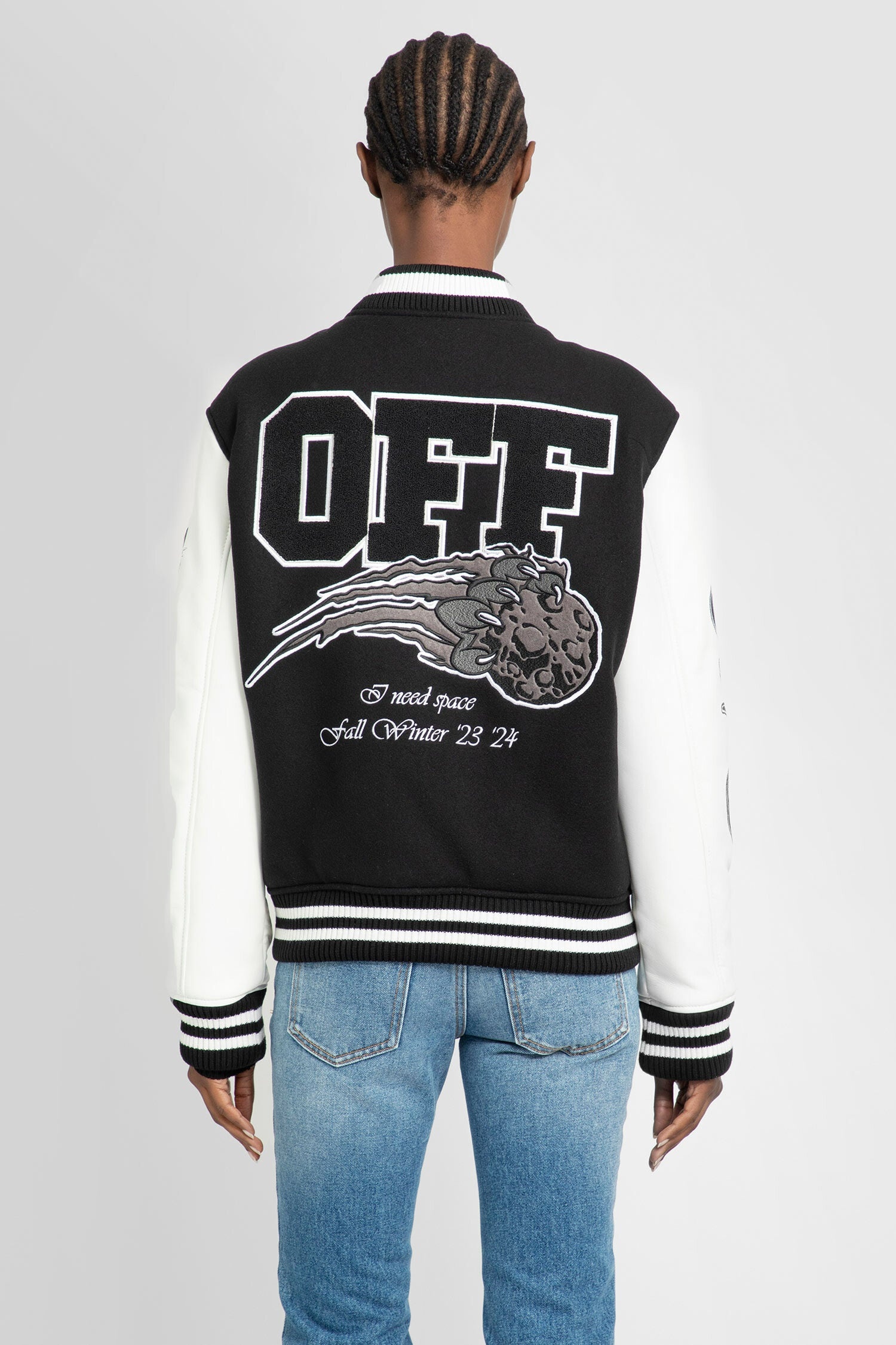 OFF-WHITE WOMAN BLACK&WHITE JACKETS - 4