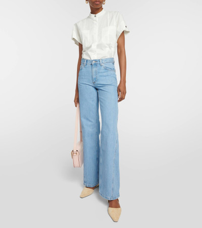 A.P.C. Elle high-rise straight jeans outlook