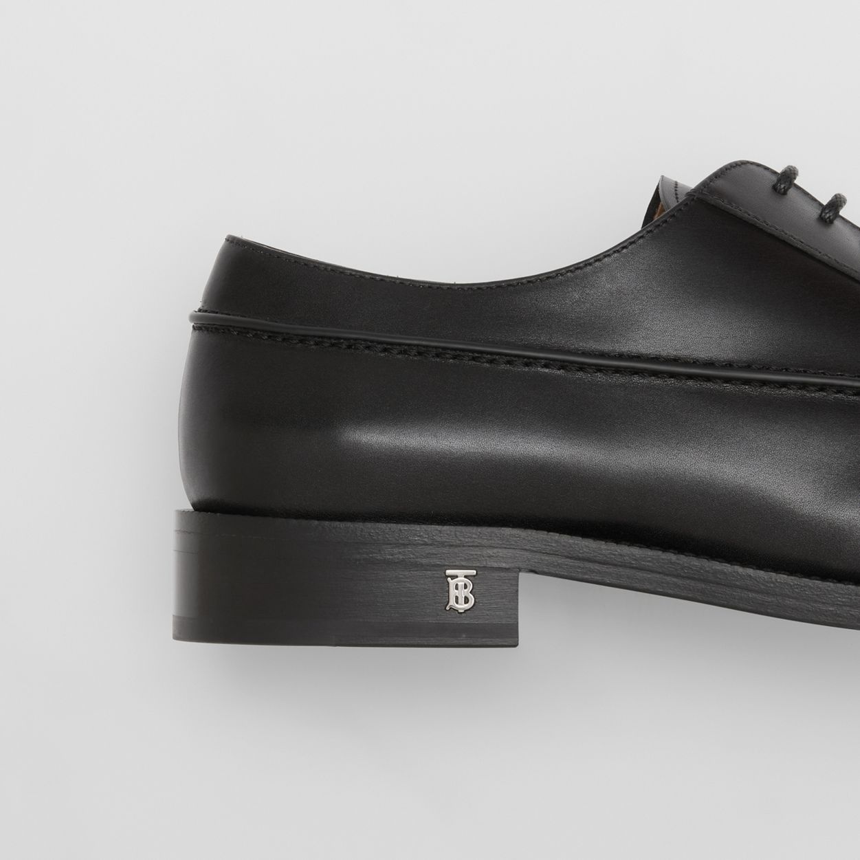 Monogram Motif Leather Derby Shoes - 3