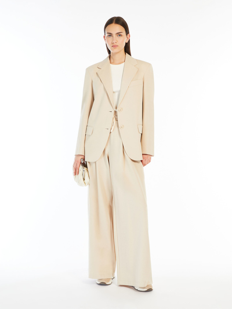 WEEKEND Max Mara ERIK Milano-knit jersey blazer outlook