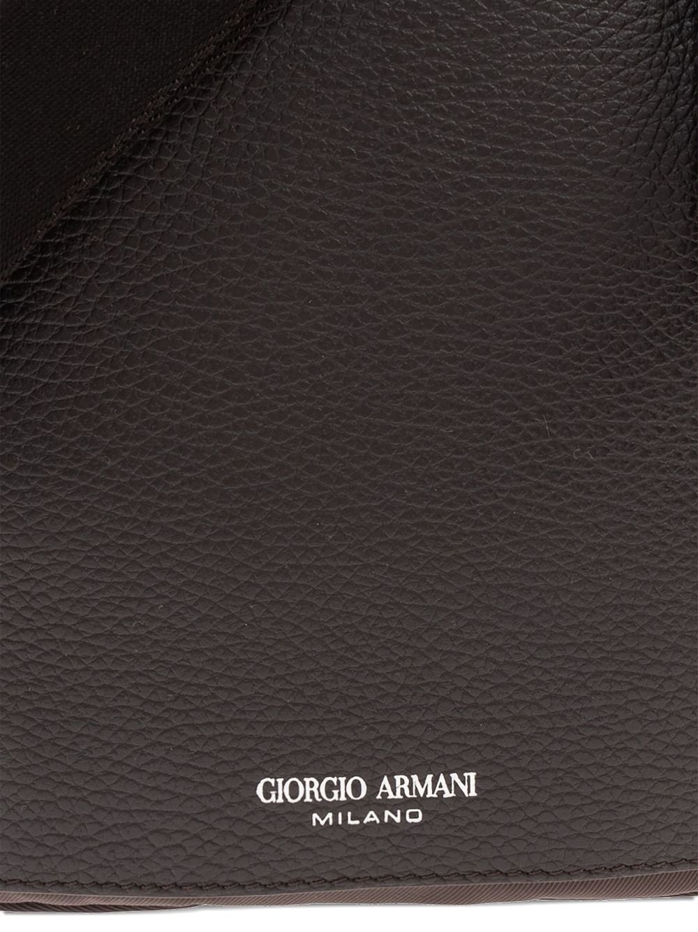 logo-stamp crossbody bag - 6