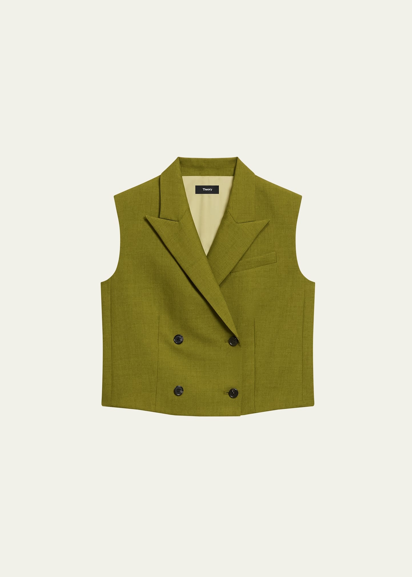 Boxy Double-Breasted Vest - 1