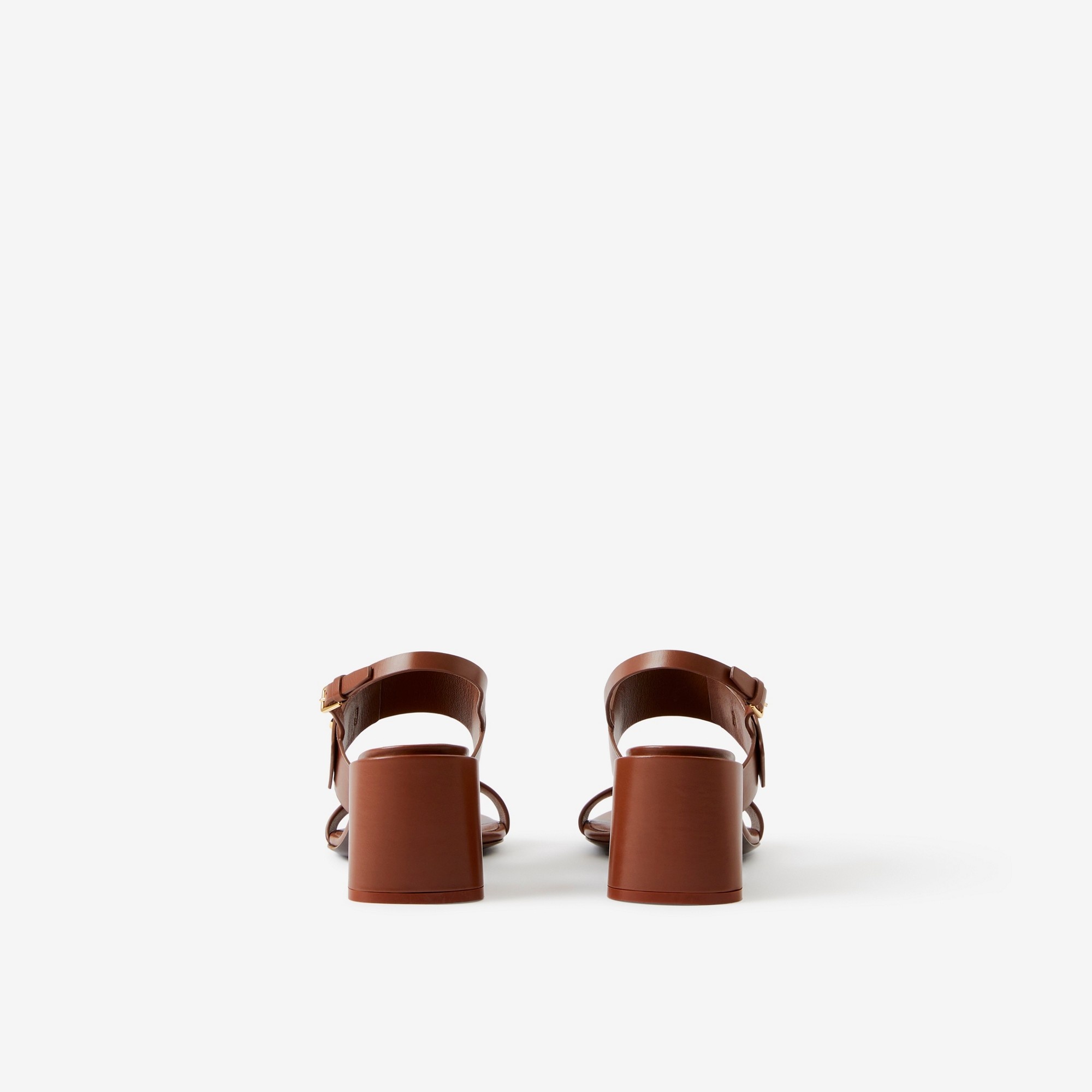 Monogram Motif Leather Sandals - 3