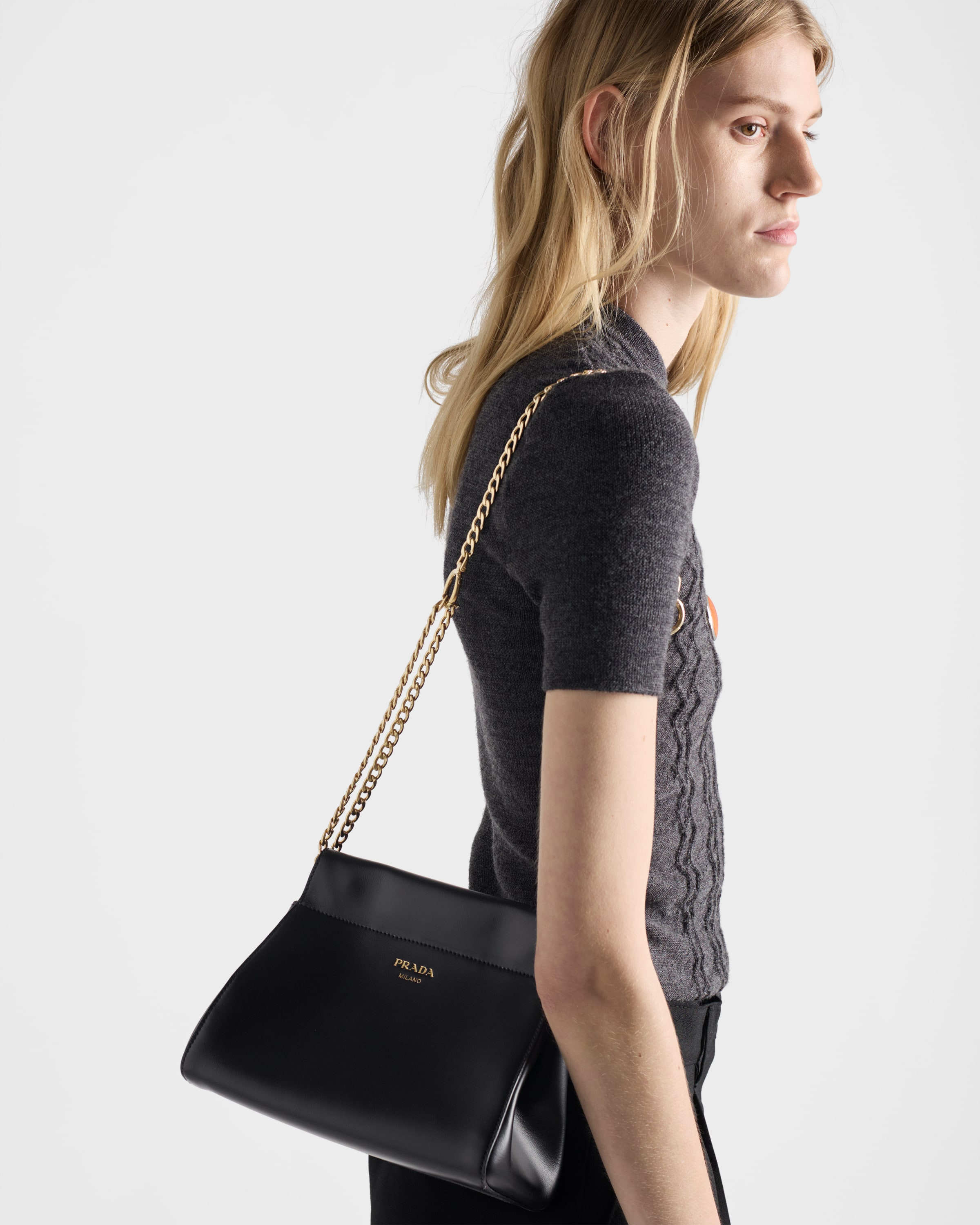 Prada Enchaîné leather mini bag - 8
