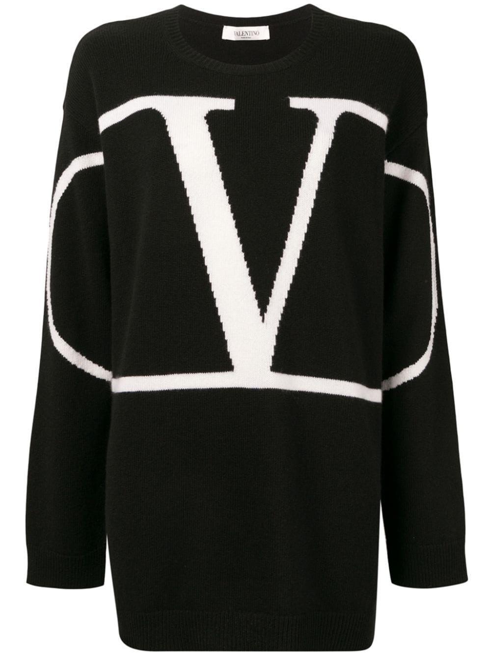 VLOGO cashmere oversized sweater - 1