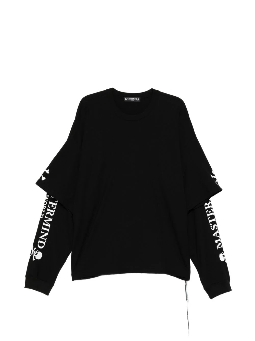 logo double sleeves T-shirt - 1