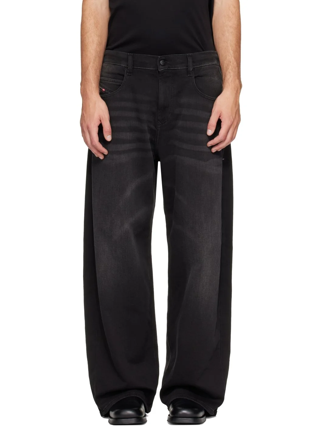 Black 2097 D-Enim-M Joggjeans Trousers - 1