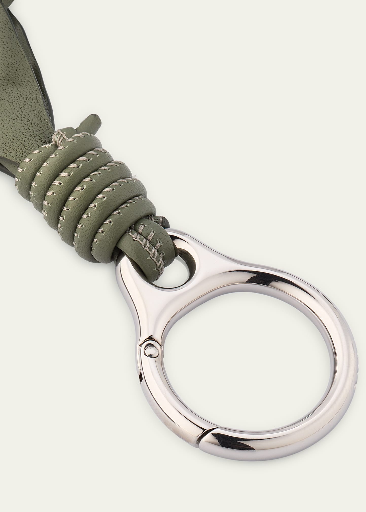 Strawberry Flower Bag Charm in Calfskin Leather - 3