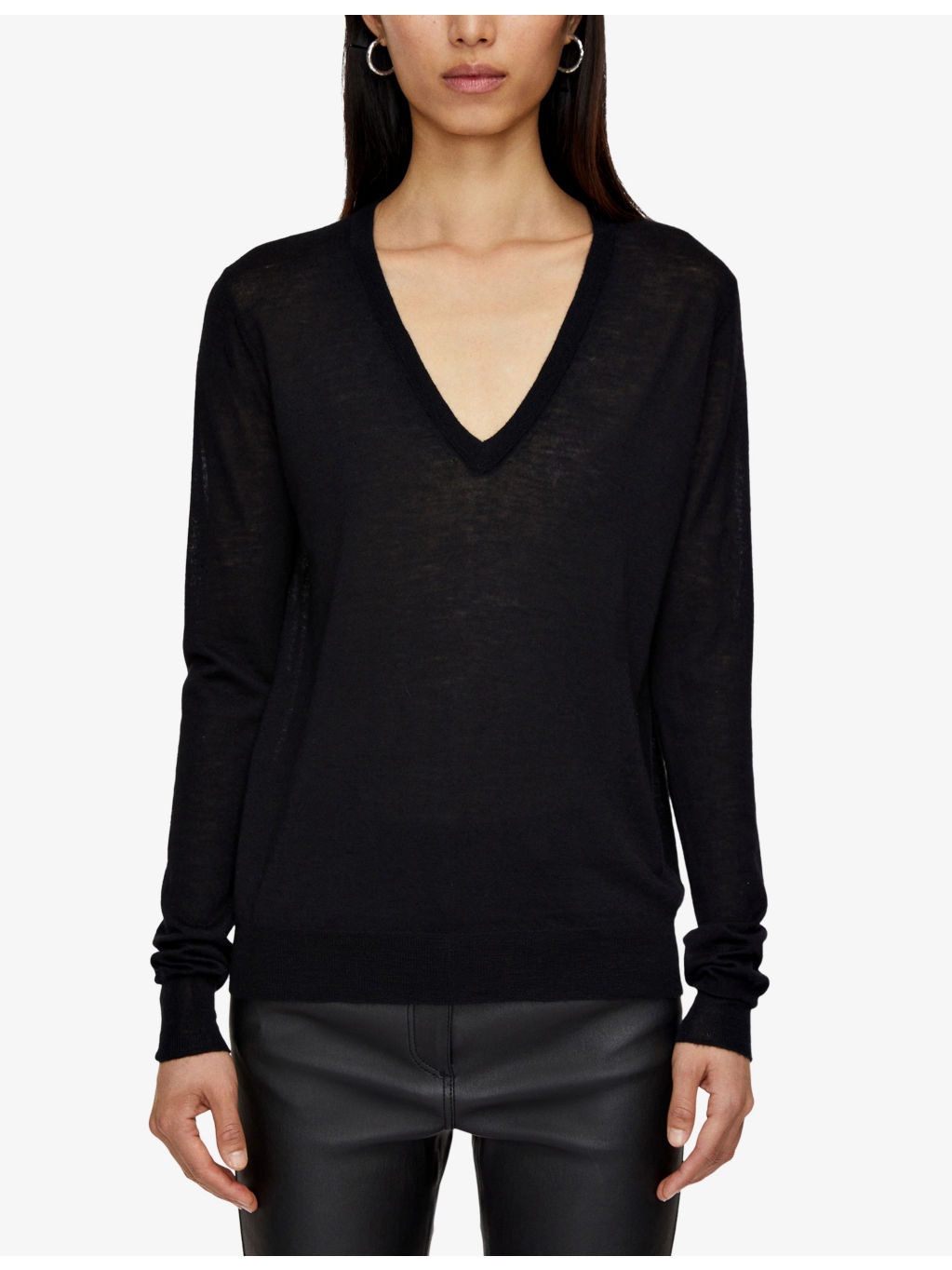 Cashair V-Neck Cashmere Jumper - 3