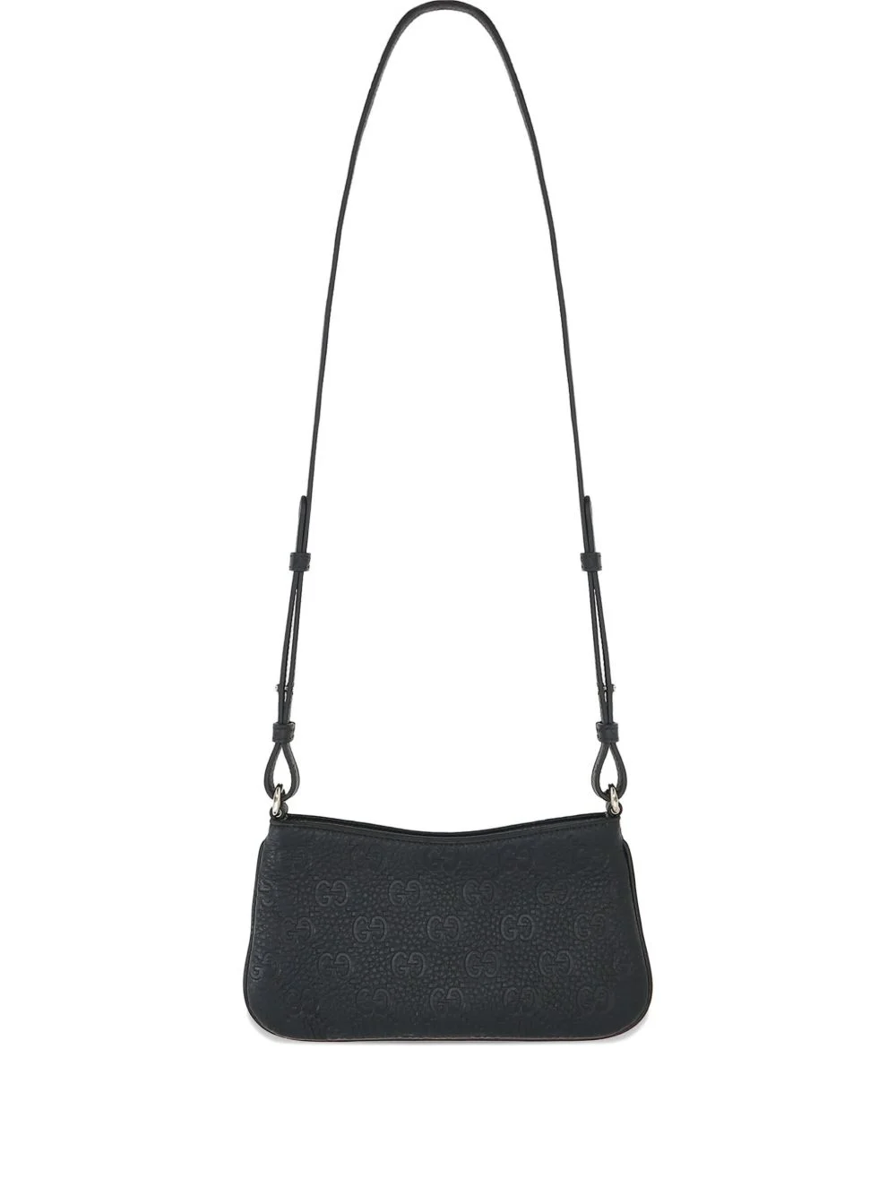 GG motif leather shoulder bag - 1