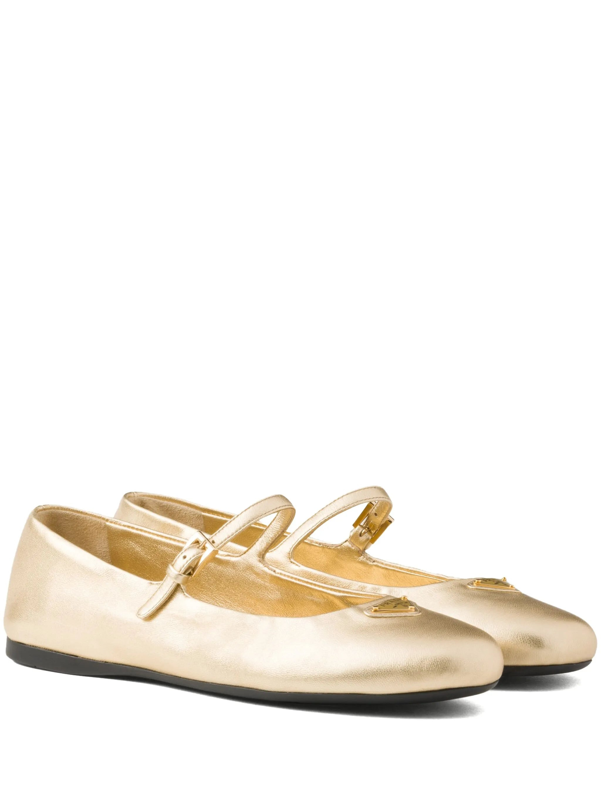 leather ballerina shoes - 2