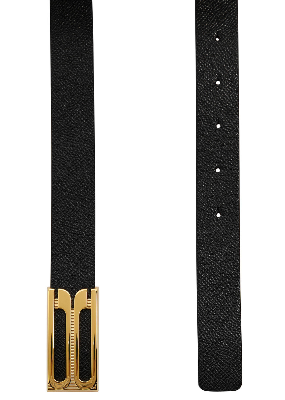 Victoria Beckham Frame Grained Leather Belt - 3