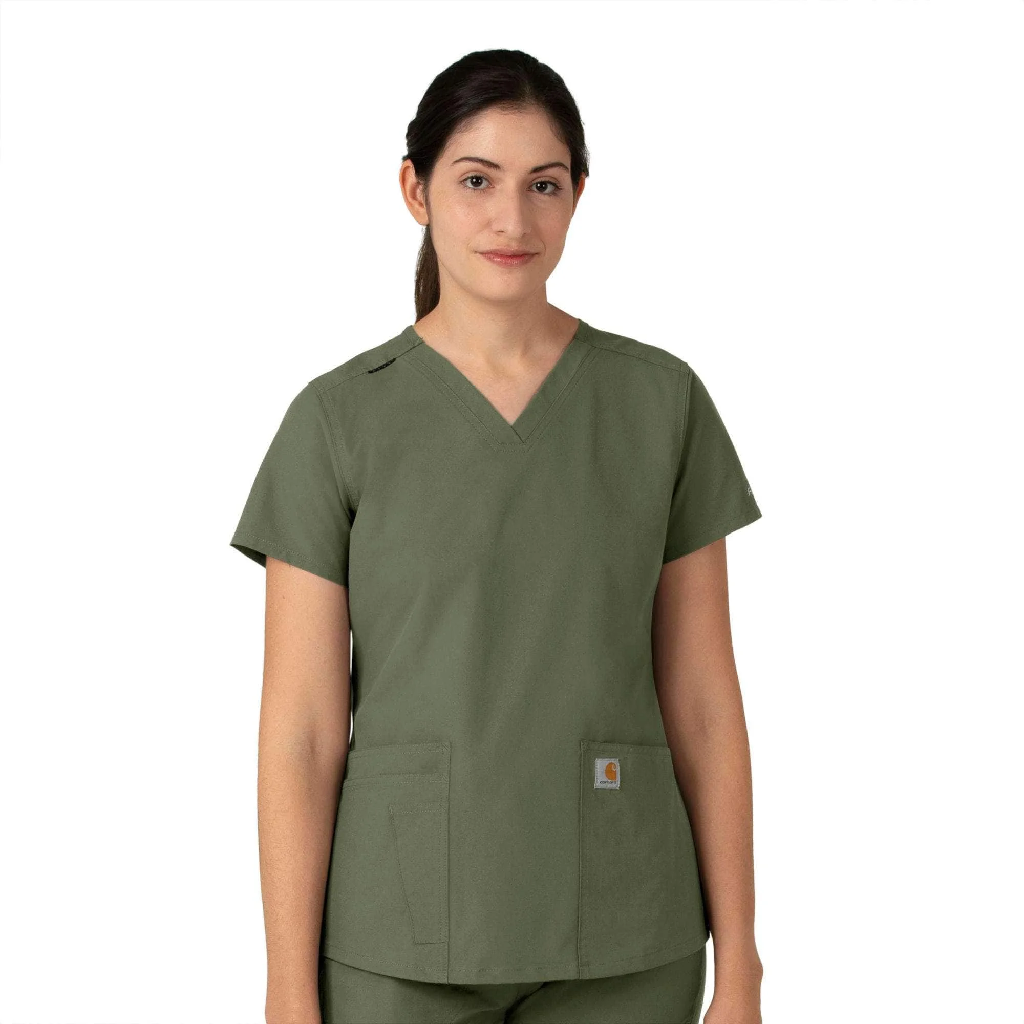 Women's Force Essentials V-Neck Scrub Top - 1