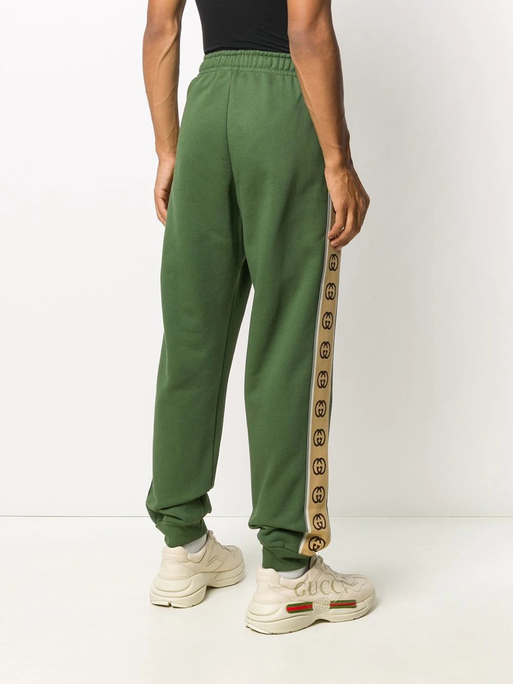 Interlocking G-stripe track pants - 4