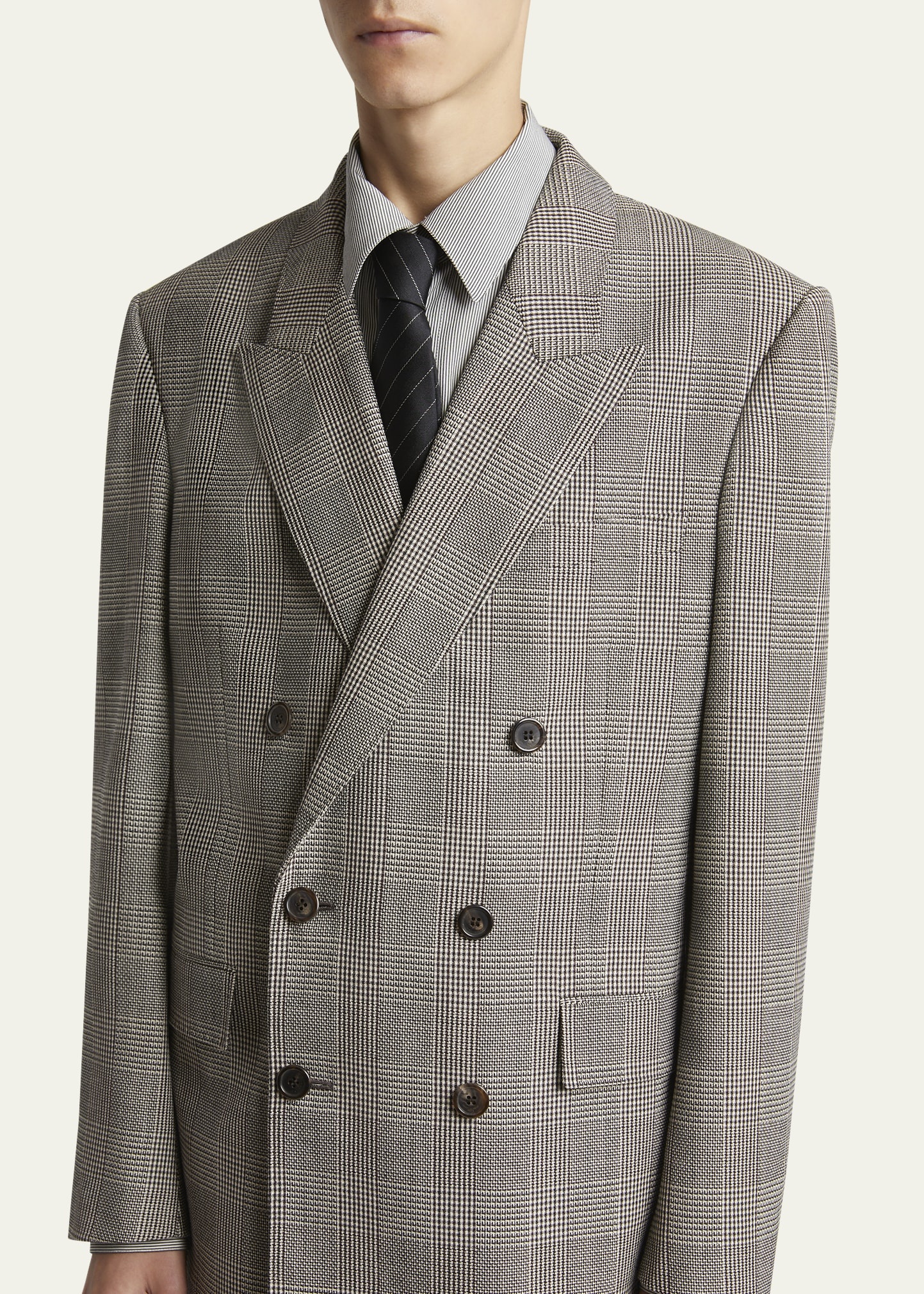 Men's Double-Breasted Relaxed Blazer - 6