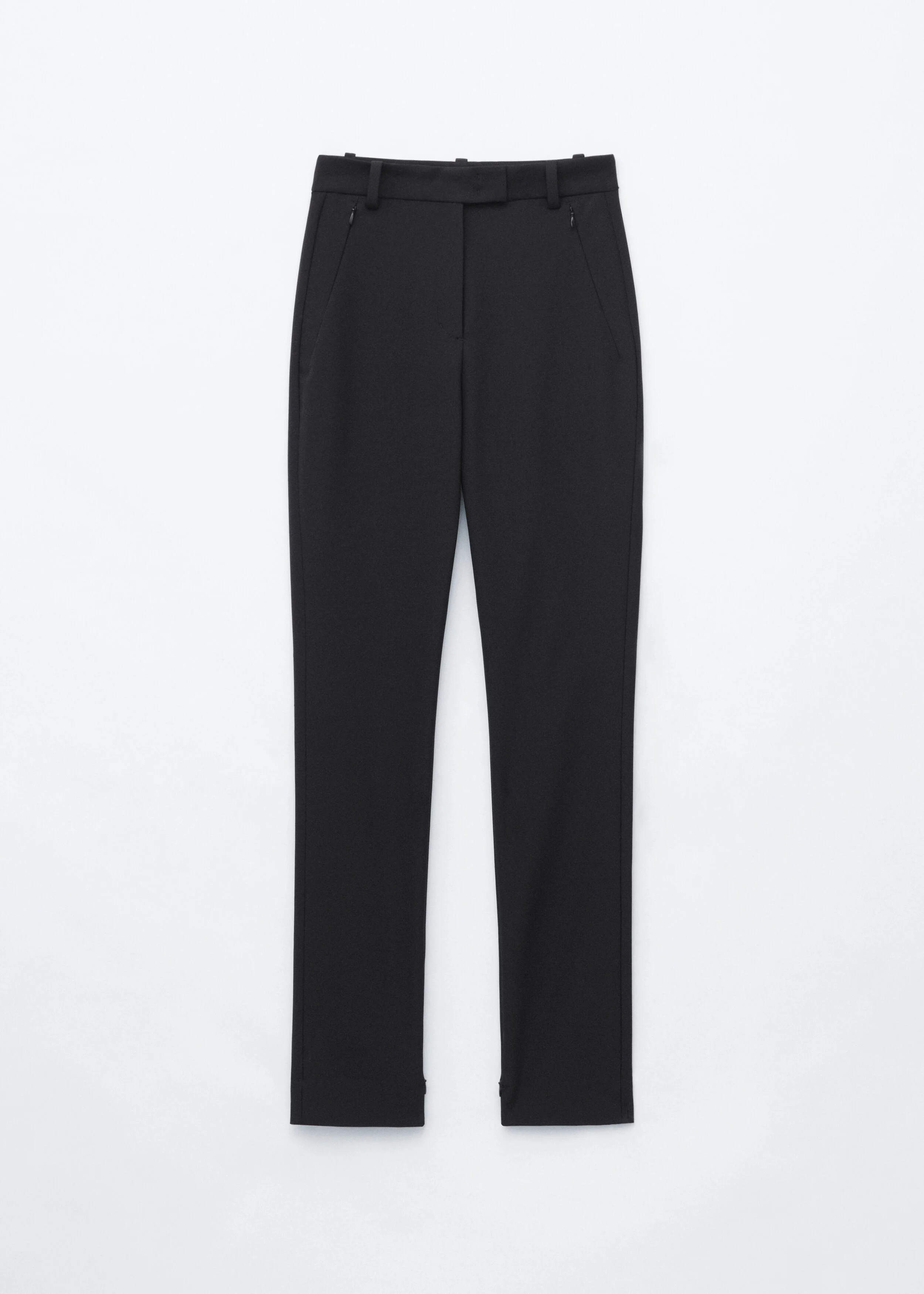 Zip Pocket Tailored Trousers - 1