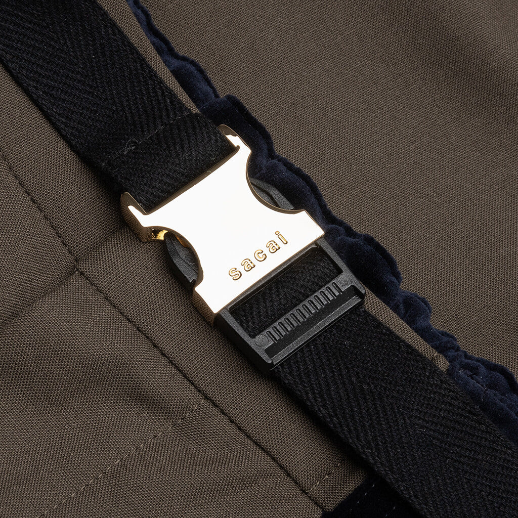 SACAI SUITING PANTS - KHAKI - 3