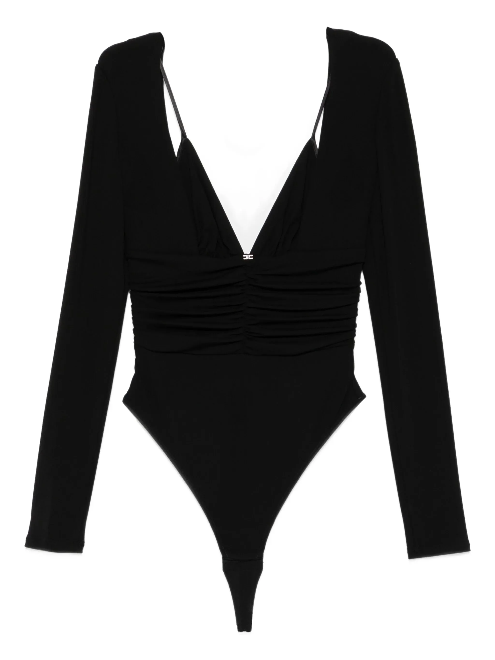 Elisabetta Franchi Long-sleeve Ruched Bodysuit - 1