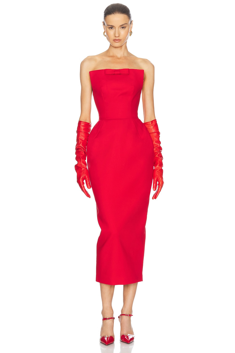The S Curve Dress With Bow - 4